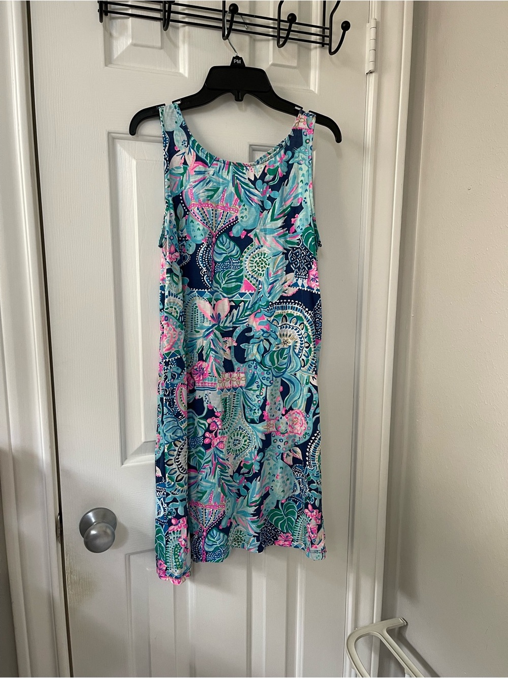 Lilly Pulitzer Pink & Teal Tropical Dress